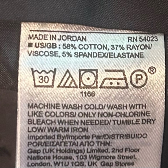 Banana Republic Women Logan Trouser Pant Black Bi Stretch Washable Stretch Sz 2S - Picture 7 of 7